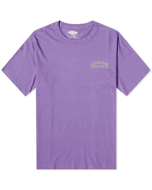 Dickies Purple Aitkin Chest Logo T-Shirt for men
