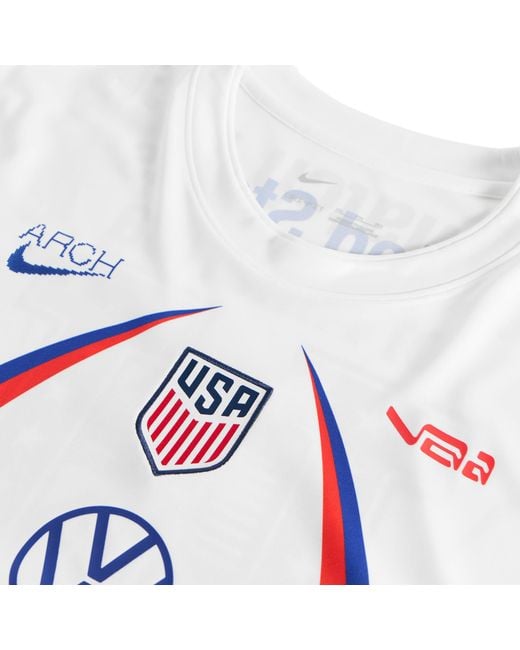 Nike Red Arch Usa Pre Match Football Jersey for men