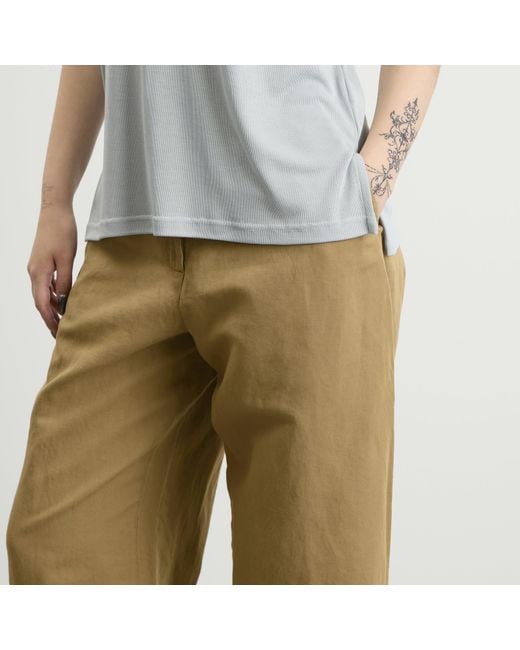 Studio Nicholson Brown Chatto Belted Round Leg Pant