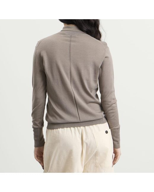 Studio Nicholson Brown Eide Long Sleeve Turtleneck