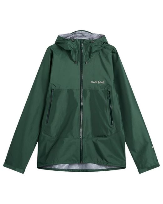 Montbell Green Rain Dancer Jacket for men