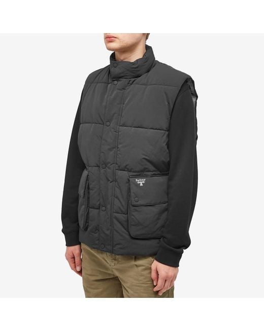 Barbour Black B.Beacon Glacial Gilet for men