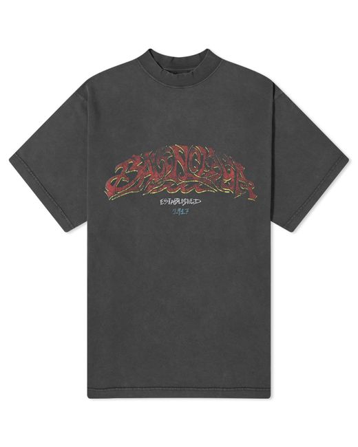 Balenciaga Offshore Vintage T-Shirt in Grey for Men | Lyst