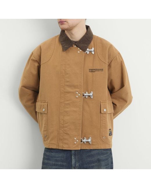 Neighborhood Brown Fireman Jacket for men