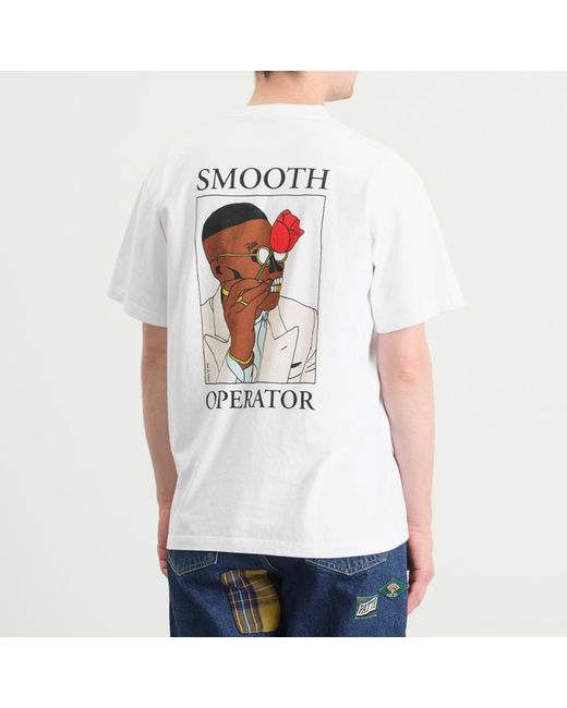 PATTA White Smooth Operator T-Shirt for men