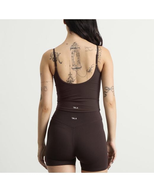 Tala Brown Dayflex Scoop Back Vest