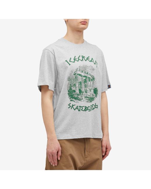 ICECREAM Gray Ancient T-Shirt for men