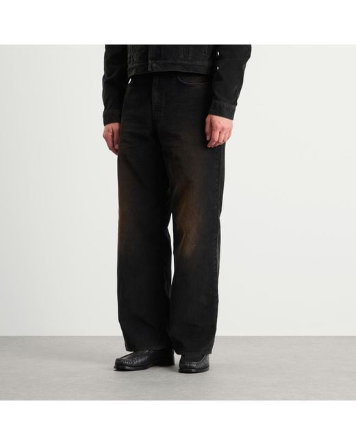 Acne Black 1981 Cord Trousers for men