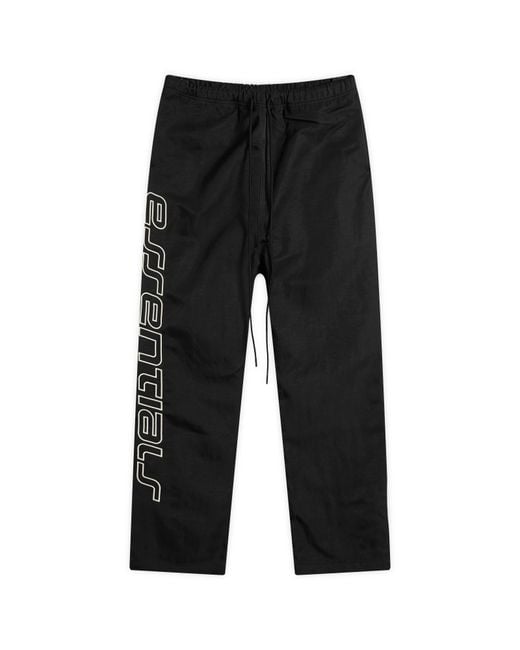 Fear Of God Black Active Trace Relaxed Drawstring Pants for men