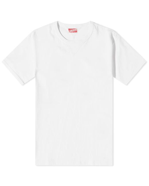 The Real McCoys White Joe Mccoy Gusset T-Shirt for men