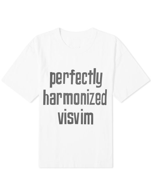 Visvim White Perfectly Harmonised Jumbo T-shirt for men