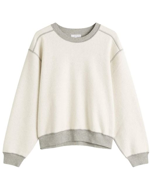 Lady White Co. White Mini Crewneck Sweatshirt for men
