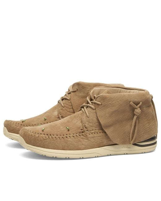 Visvim Brown Fbt Lhamo Folk Boot for men