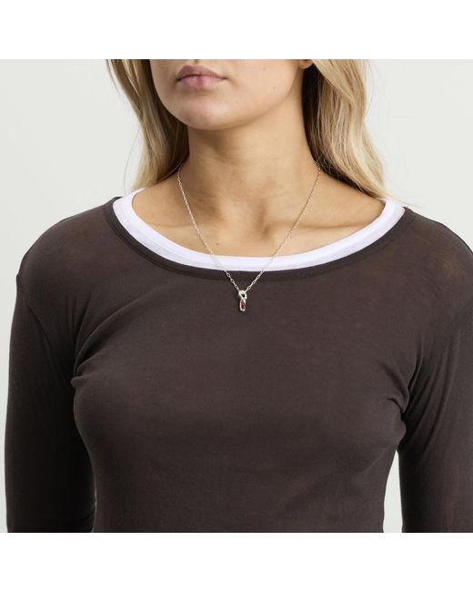 SIMUERO Metallic Enero Necklace