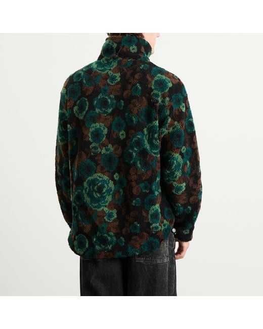 Napapijri Green X Martine Rose Jacquard Fleece Jacket for men