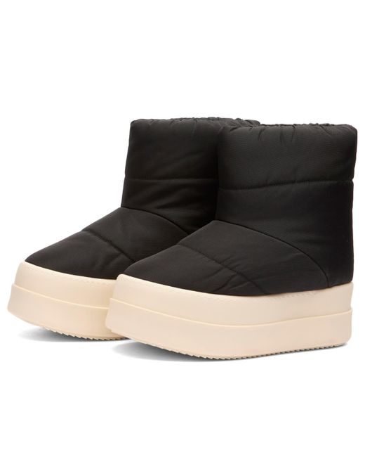 Rick Owens Black Mega Bumper Low Lunar Boots