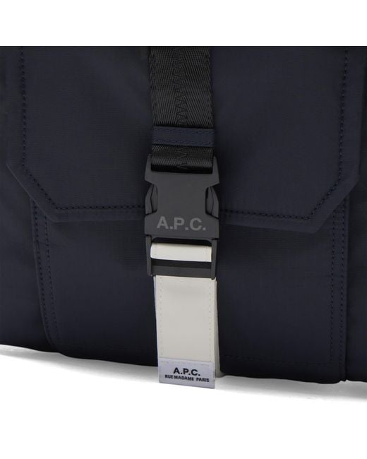 A.P.C. Blue Sac A Dos Trek 2.0 Back Pack for men