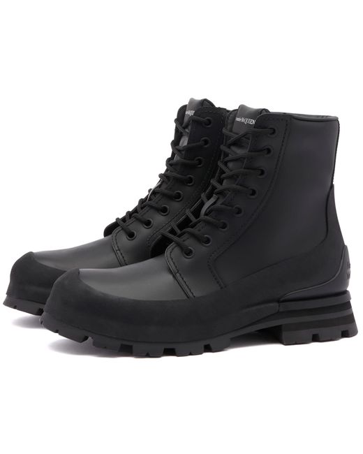 Alexander McQueen Black Stack Boot for men
