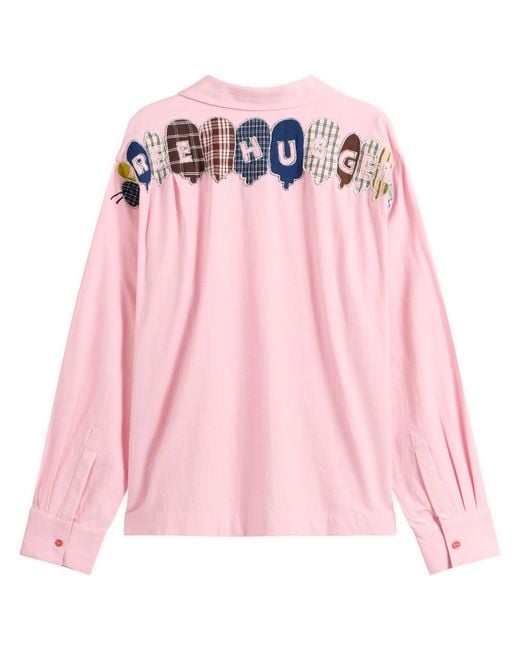STORY mfg. Pink Greeting Shirt