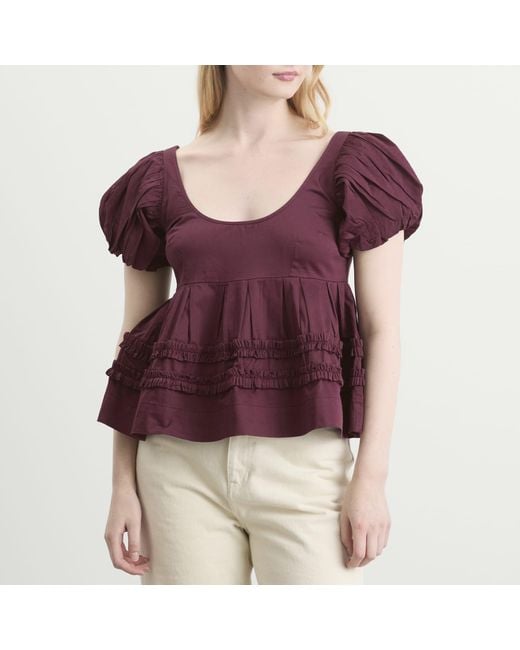 Damson Madder Purple Joy Blouse