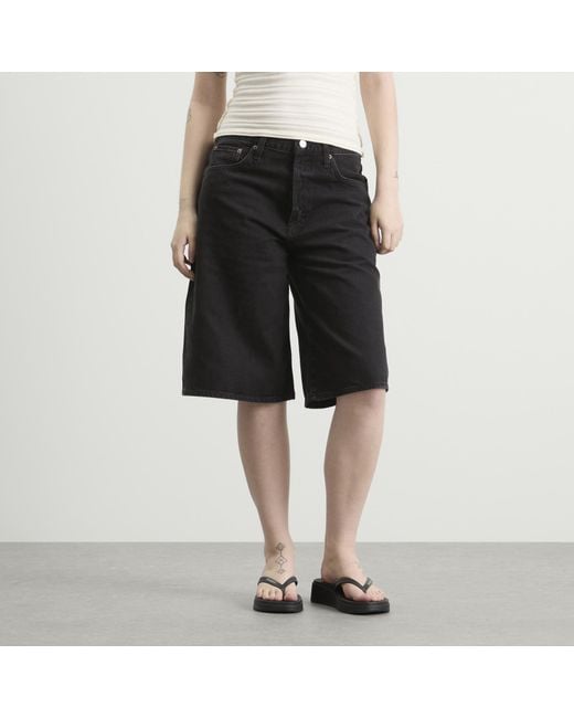 Agolde Black Ramona Short