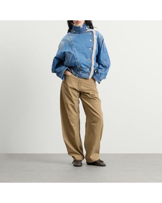 Isabel Marant Blue Valineo Jacket
