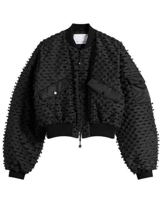 CECILIE BAHNSEN Black Callie Bomber Jacket
