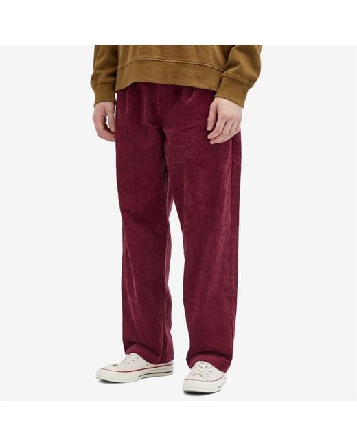 Converse Red Irak Corduroy Pant for men