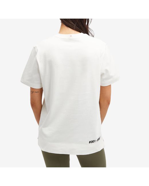 3 MONCLER GRENOBLE White Logo T-Shirt