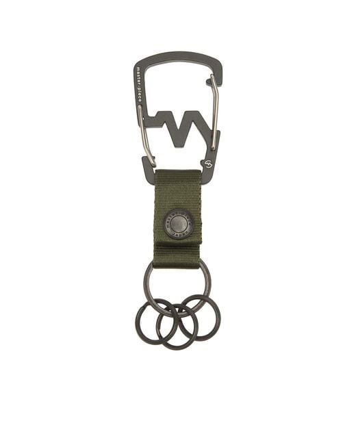 Master Piece White M-Carabiner Key Ring