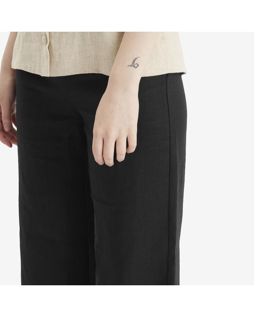 Faithfull The Brand Gray Ilride Linen Pants