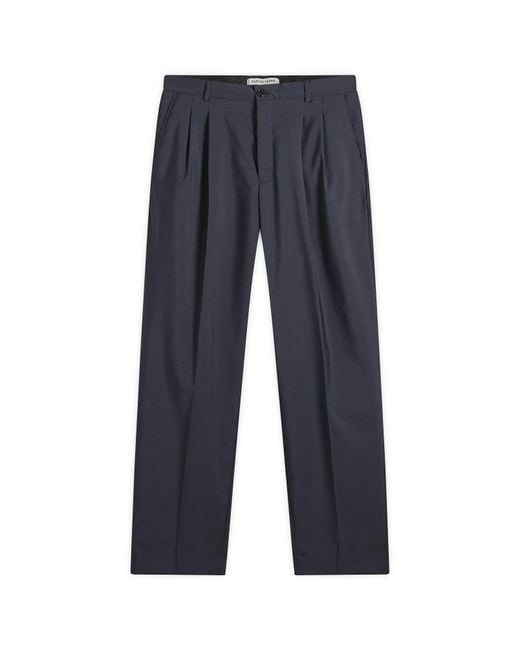 Carter Young Blue Double Pleated Trouser for men
