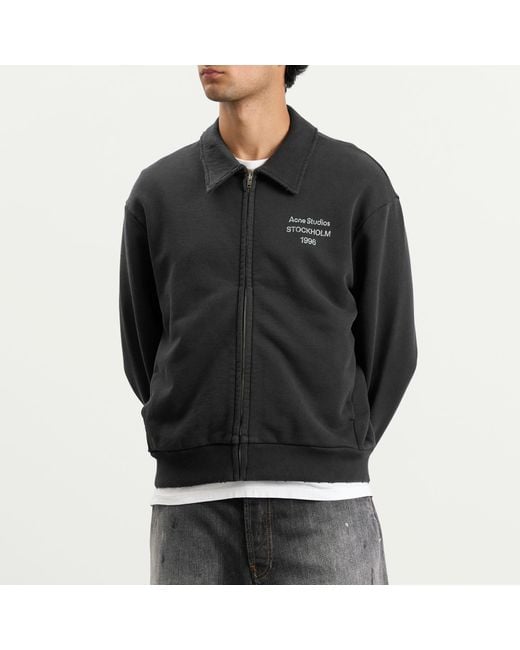 Acne Black Fokot U Zip 1996 Jacket for men