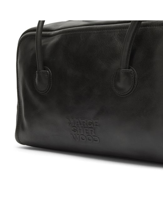 MARGE SHERWOOD Black Soft Boston Bag