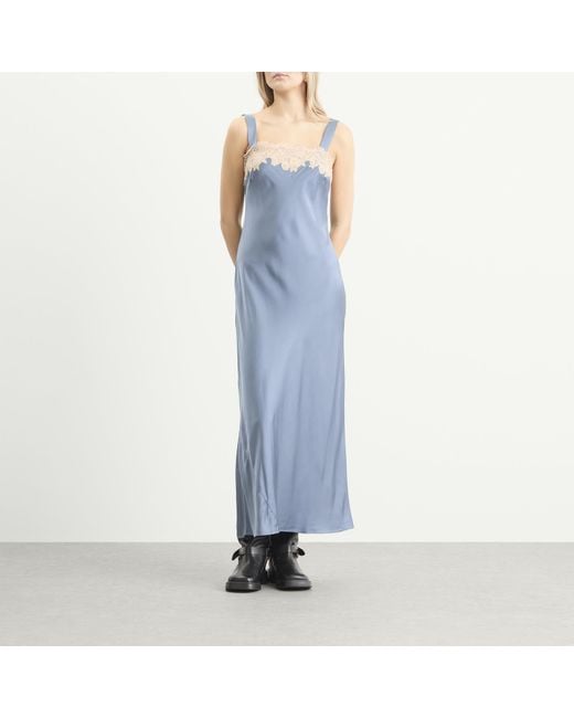 Rixo Blue Rosamarie Dress