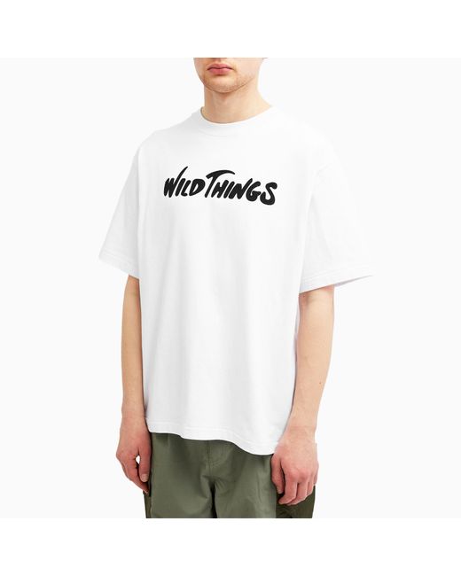 Wild Things White Logo T-Shirt for men