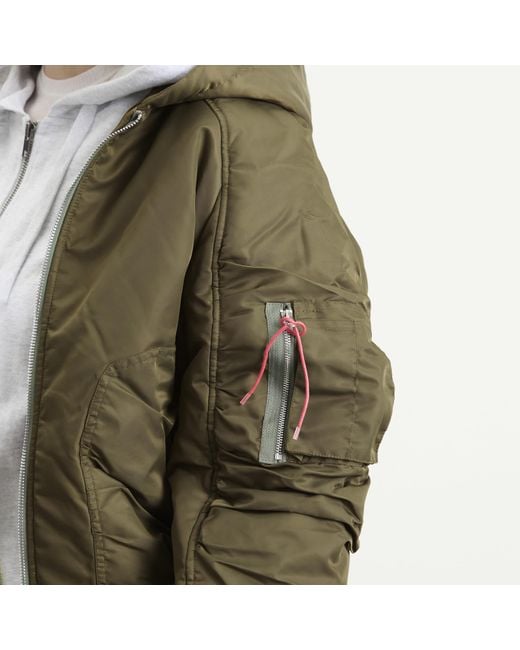 Peachy Den Green The Penny Flight Jacket