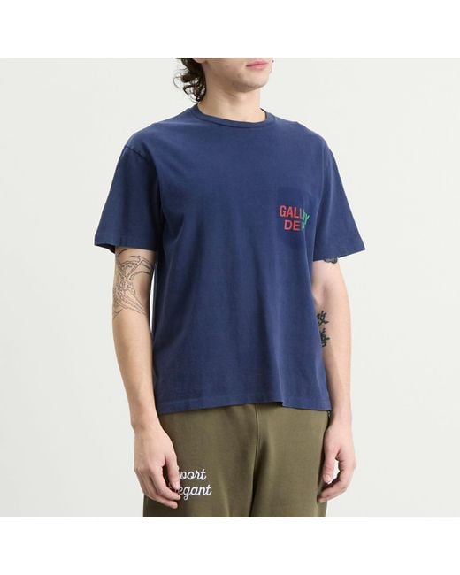 GALLERY DEPT. Blue Boardwalk T-Shirt for men