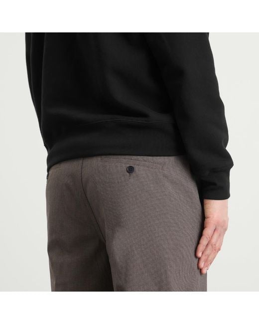 Wax London Gray Bayham Micro Puppytooth Trousers for men