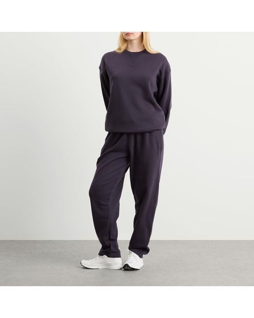 Nike Blue Wool Classics Open Hem Fleece Pant