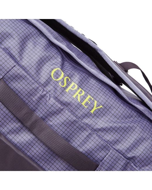 Osprey Purple Transporter Duffel Bag 40
