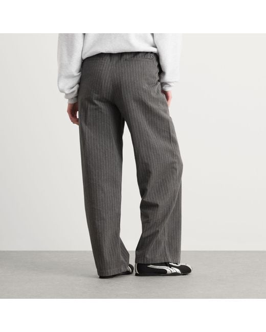 Obey Gray Irina Pleated Trousers