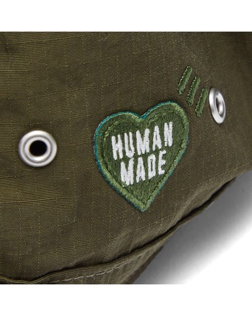 Human Made Green Military Cap for men