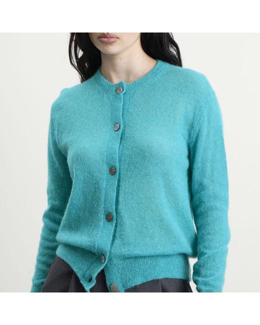 Studio Nicholson Blue Callen Cardigan