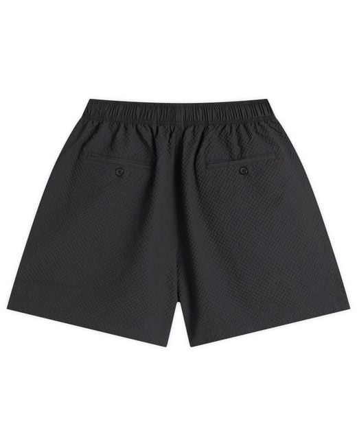 MKI Miyuki-Zoku Black Presented By End. Seersucker Shorts for men