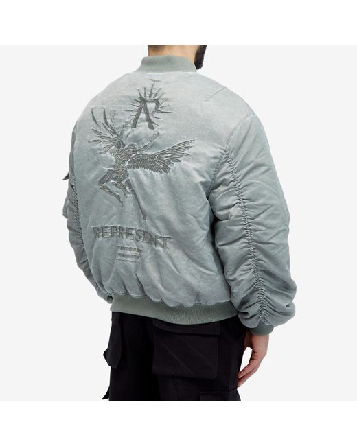 Represent Gray Horizons Classic Flight Jacket for men