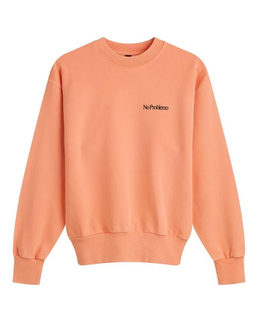 No Problemo Orange Mini Problemo Sweatshirt