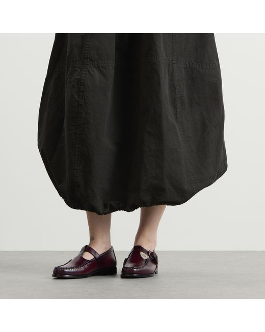G.H.BASS Brown Mary Jane Loafers