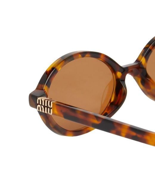 Miu Miu Brown 04Zs Sunglasses