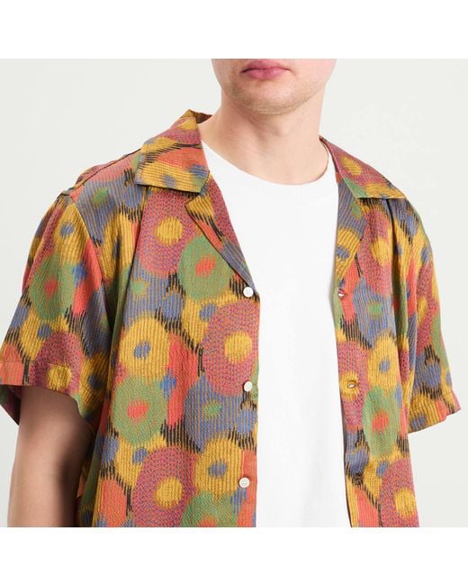 Bode Multicolor Fruit Pit Short Sleeve Shirt for men
